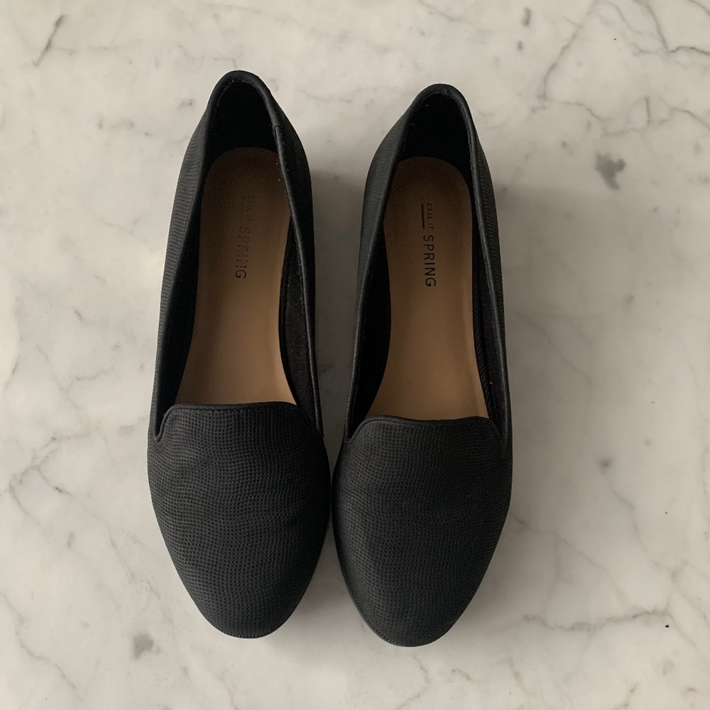 Call It Spring Black Loafers